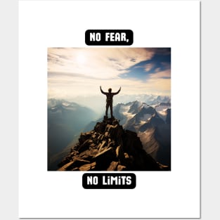 No Fear, No Limits Posters and Art